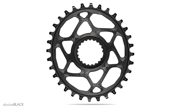 Mode Absolute Black Oval Shimano XTR M9100/9120/XT M8100/SLX M7100 28 Zähne Black Kettenblatt 1