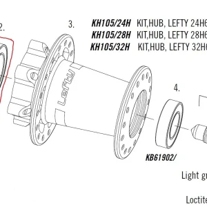 Cannondale Lefty Hub Inner Bearing Radlager Factory Preis 6