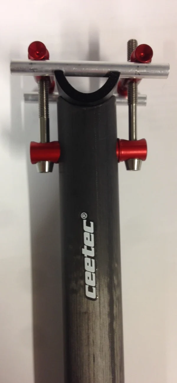 billig online bestellen Ceetec C1 Evo Carbon 27.2mm/420mm Red Sattelstütze 3