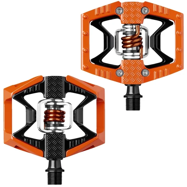 beliebt Crankbrothers Double Shot Orange/black Pedale 1