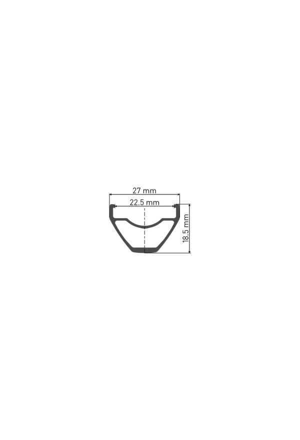 bestellen DT Swiss X 1900 SPLINE® 27.5/22.5mm 15 X 110mm Boost Laufrad Vorne 3