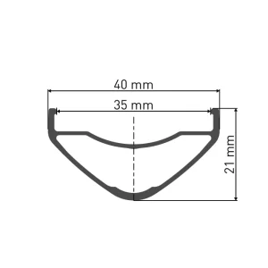 DT Swiss XM 521 27.5″ 32 Loch Felge Neu Stil 6