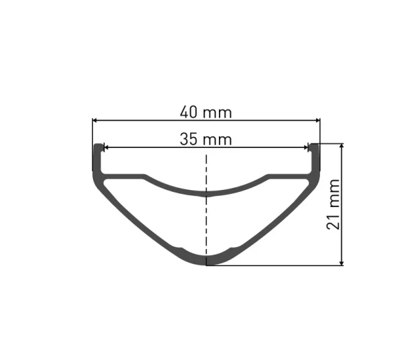 DT Swiss XM 521 27.5″ 32 Loch Felge Neu Stil 3