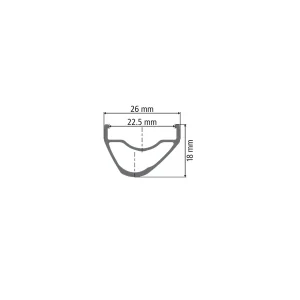 DT Swiss XR 1501 Spline® One 27.5/22.5mm Boost 15 X 110mm Laufrad Vorne Shops 6