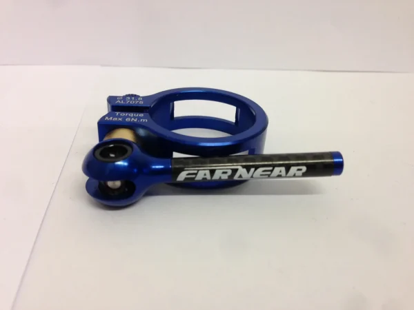 Nagelneu Far And Near QR Clamp Carbon-Alloy 31.8mm Blau Sattelstützenklemme 1