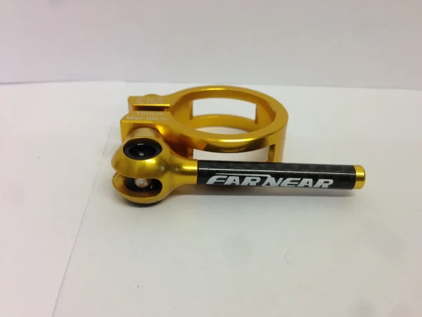 Far And Near QR Clamp Carbon-Alloy 31.8mm Gold Sattelstützenklemme Verkauf 1