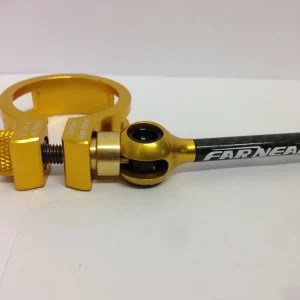 Far And Near QR Clamp Carbon-Alloy 31.8mm Gold Sattelstützenklemme Verkauf 7