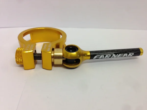 Far And Near QR Clamp Carbon-Alloy 31.8mm Gold Sattelstützenklemme Verkauf 3