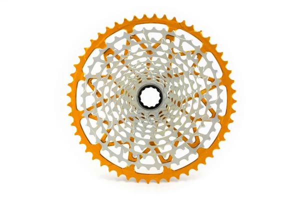 billig shop online Garbaruk 12 Fach Sram XD 10-52 Orange/silver Kassette 1