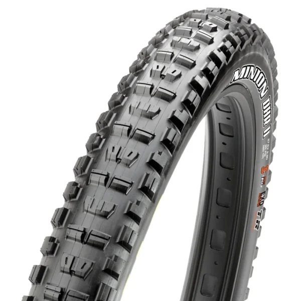 zart Maxxis Minion DHR II Plus TR, EXO, 60 TPI, Dual Compound 27.5×2.8 Reifen 1