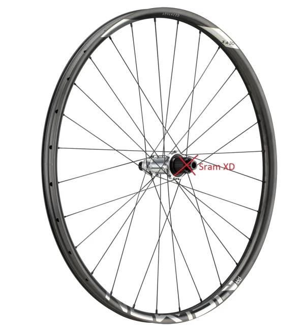 NEWMEN ADVANCED SL X.A.30 29˝ Fade Straightpull 12x148mm Sram XD Laufrad Hinten Factory Preis 1