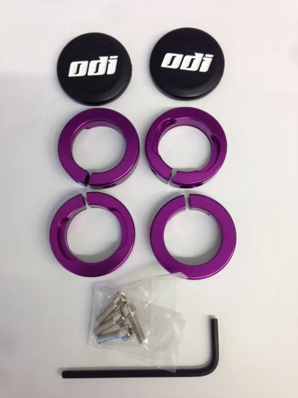 onlineshop ODI Lock Jaw Clamps Klemmringe – Set Purple 1