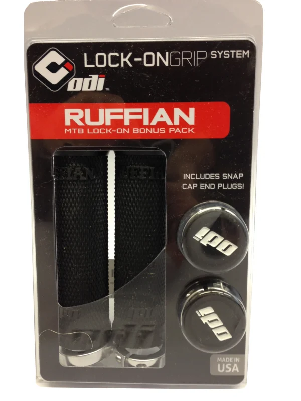 ODI Ruffian Lock-On Grips Black/silver Lenkergriffe Rabatt 3