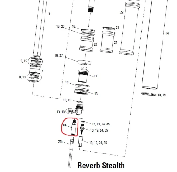 Modisch Rock Shox Reverb Stealth Connectamajig Collar 4