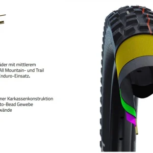 Schwalbe Hans Dampf Addix Soft Super Trail SnakeSkin Tubeless Easy E-25 Bronze Skin 29×2.60 Reifen outlet shop online 15