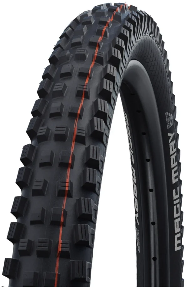 Die beste Schwalbe Magic Mary Addix Soft Super Gravity SnakeSkin Tubeless Easy E-25 27.5×2.6 Reifen 1