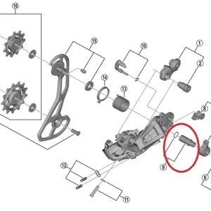 Shimano XTR RD-M9000/GRX RD-RX815/RX812/RX810 Schaltwerk P-Achse shop in deutschland 6