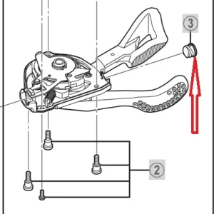 Bieten Shimano Schalthebel-Schaltzugabedeckkappe 6