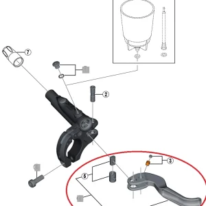 Einkaufen Günstige Shimano XTR BL-M9000 Race Bremshebel Rechts 6