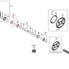 Shimano XTR FC-M9100/20/9020-B1 Kurbel – Distanzscheibe Und Ring Bieten 7