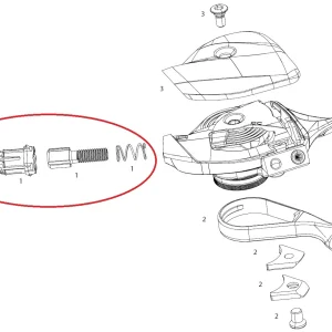 outlet kaufen Sram XX1 Eagle/X01 Eagle Trigger Barrel Adjuster Kit Black 6