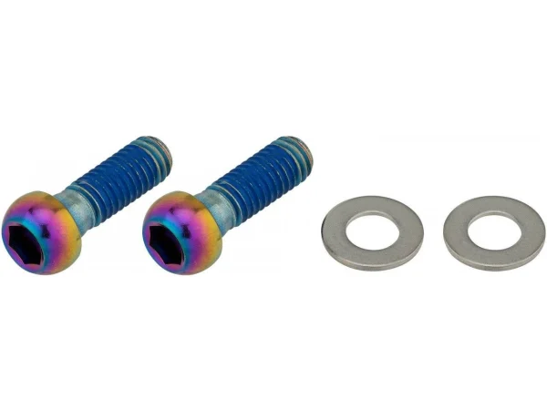 Sonderverkäufe Sram Titanium Befestigungsschrauben Bremssattel Rainbow Oil Slick 1