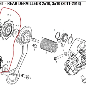 Sram X.0 Blackbox Ceramic Schaltwerkrädchen – Set Großhandels Preis 9