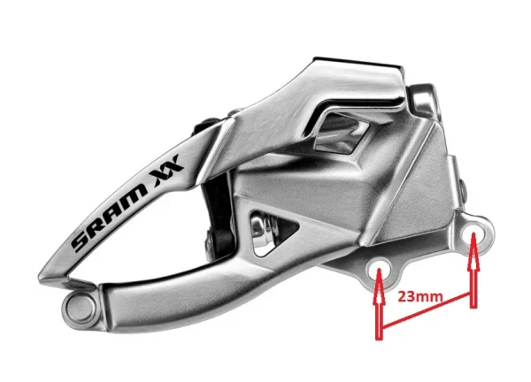 Sram XX Direct Mount S3 39-26 2×10 Top Pull Umwerfer Schönes 1