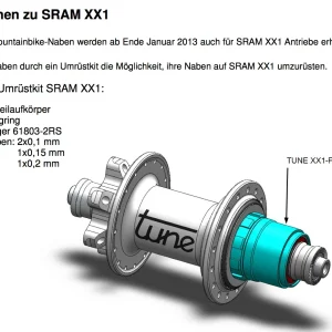 online shop mit gratis versand Tune XX1 Freilauf 6